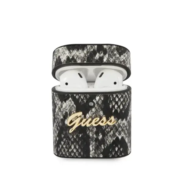 Guess GUACA2PUSNSMLBK AirPods cover black Python Collection