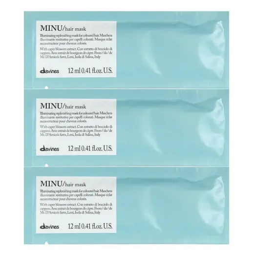 Davines, Minu, Hair Treatment Cream Mask, 12 pcs, 12 ml