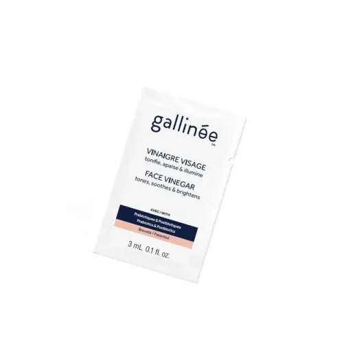 Gallinee, Microbiome Skincare, Apple Cider Vinegar, Tones|Soothes & Brightens, Tonic Lotion, For Face, 3 ml *Sample