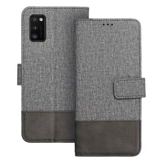 Gomma Book book type phone case for Samsung Galaxy A41 (A415) gray