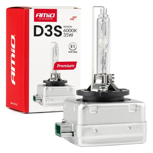 Xenon bulb D3S 6000K AMiO PREMIUM