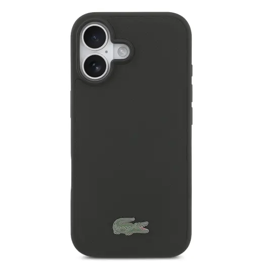 Lacoste Iconic Petit Pique MagSafe Case + Wallet for iPhone 17 Black