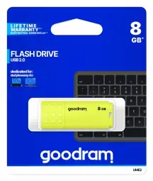GOODRAM UME2 Pendrive - 8GB USB 2.0 YELLOW