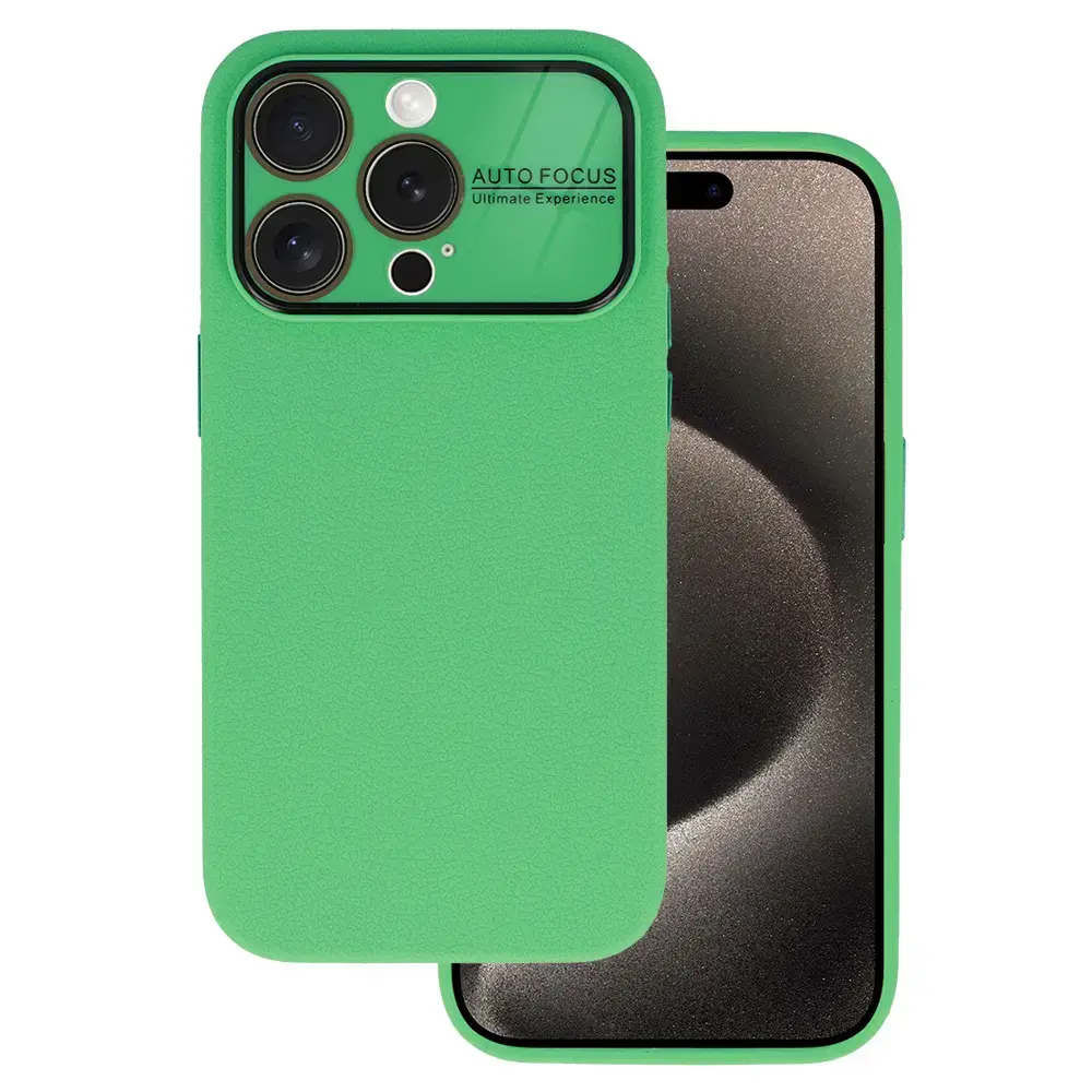 Tel Protect Lichi Soft maciņš telefonam iPhone 14 Pro zaļš