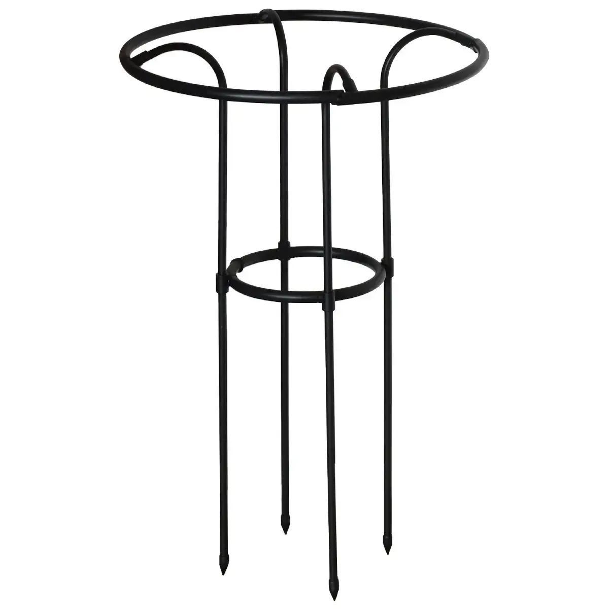 BESK Support for houseplants D25/D48cm H70cm, black