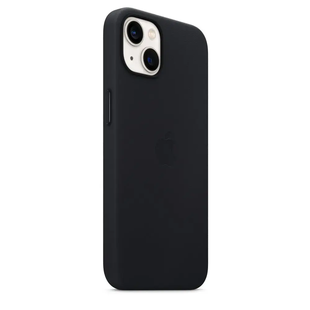 MM183ZM|A Apple Leather Magsafe Cover for iPhone 13 Midnight