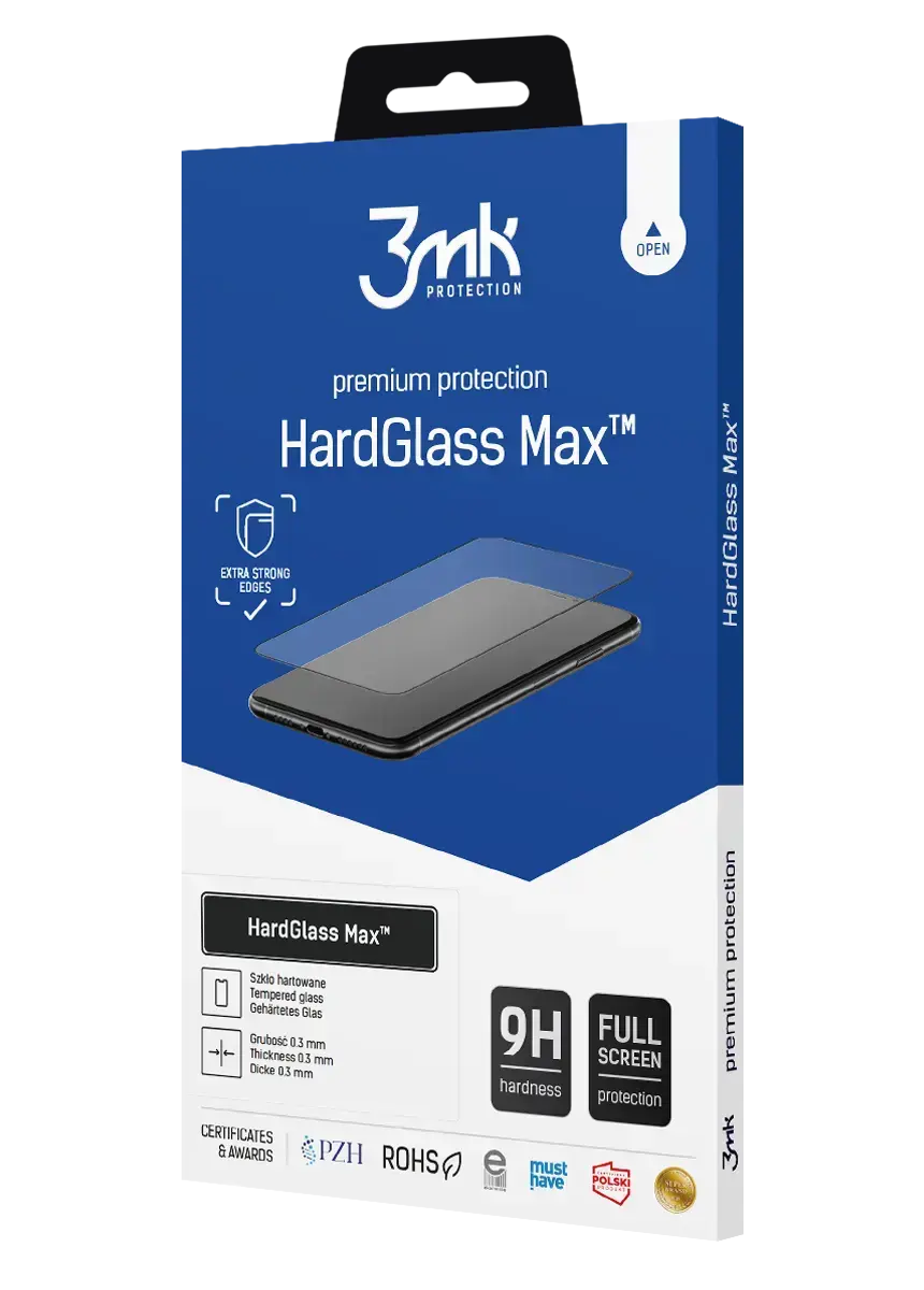 Redmi Note 13 4G - 3mk HardGlass Max Black