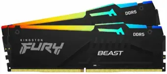 Operatīvā atmiņa Kingston FURY Beast 16GB RGB Black