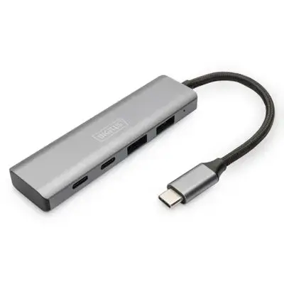 DIGITUS - hub - USB-C, 4 port - 4 ports