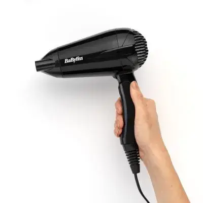 Babyliss Hair Dryer Travel Dry 2000 black Schwarz (5344E)