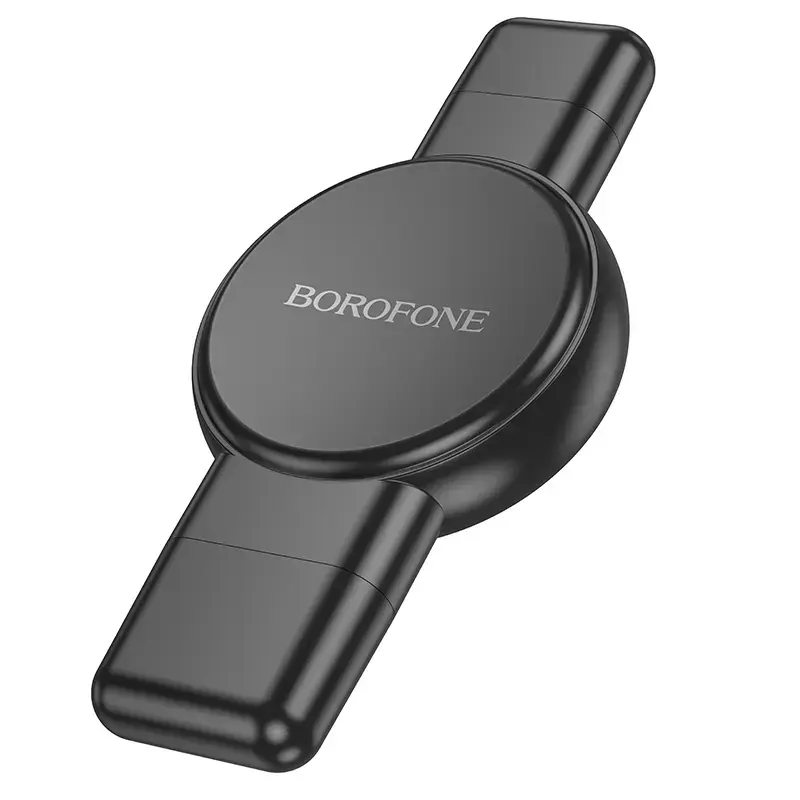 Borofone Wireless induction charger BQ31 Portable 2,5W for iWatch 1-9, SE|SE2, Samsung Ultra|Ultra2 black