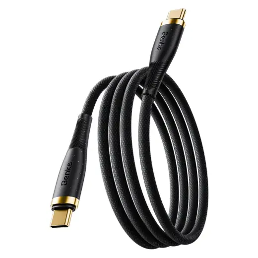 Benks D47 data transfer and charging cable | USB-C to USB-C | 100W | 1m | black