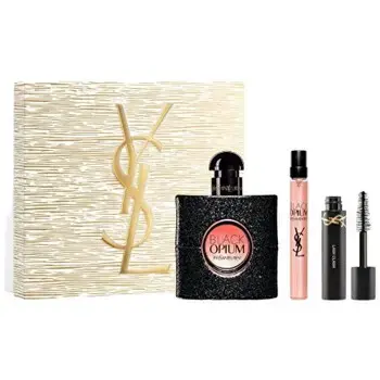 Yves Saint Laurent Black Opium Dárková sada EDP 50 ml, miniaturka EDP 10 ml a řasenka 2 ml