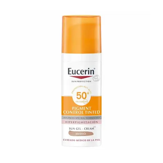 Eucerin Sun Protection Pigment Control Tinted Gel-Cream SPF50+ Face Sun Care 50 ml