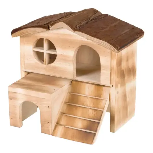 Koka māja grauzējiem - Trixie Kasja House, 18 × 16 × 12 cm