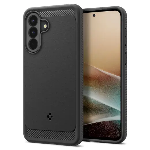 Spigen Rugged Armor telefono dėklas Samsung Galaxy A37 (A376) juodas