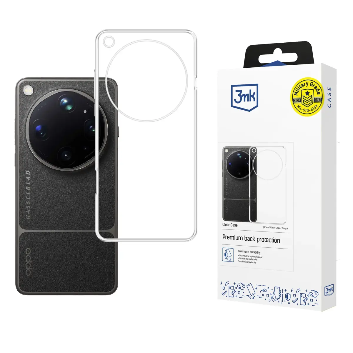 Oppo Find X9 Ultra - 3mk Clear Case