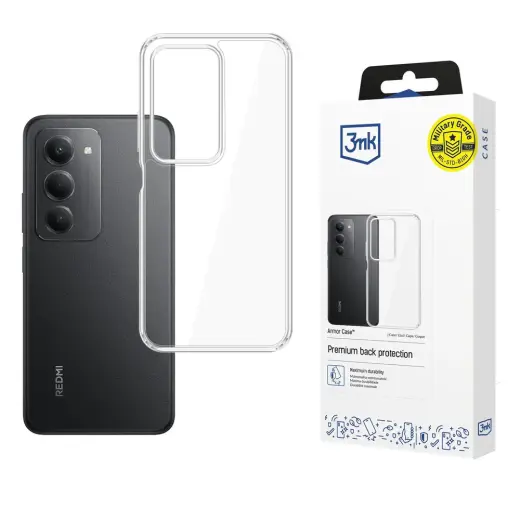 3mk Armor Case for Xiaomi Redmi 15 5G - transparent