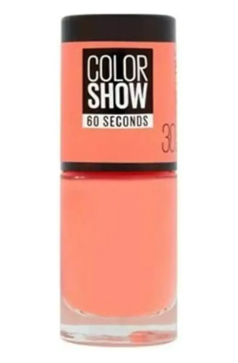 Maybelline, Color Show 60 Seconds, Nail Polish, Nr. 130, Fire Island, 7 ml