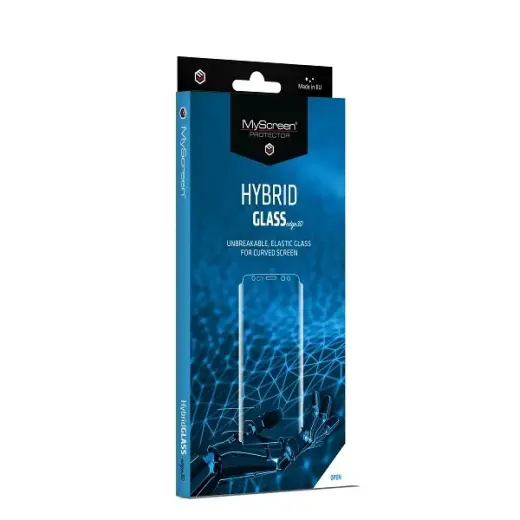 MS HybridGLASS Edge 3D Sam G975 S10 Plus czarny|black Szkło Hybrydowe