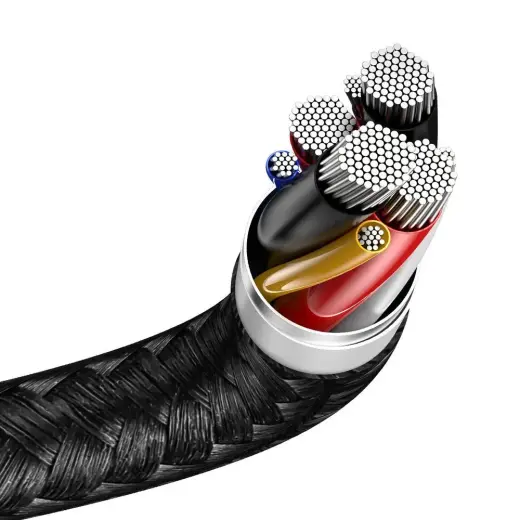 Baseus Flash Series 2in1 Fast Charging Cable Type-C to C+C 100 W 1,5 m black (CA1T2-C01)