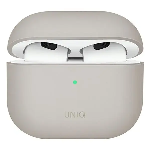 UNIQ etui Lino AirPods 3 gen. Silicone beżowy|beige