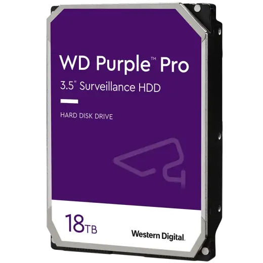 HDD AV WD Purple Pro (3.5'', 18TB, 512MB, 7200 RPM, SATA 6 Gb/s)
