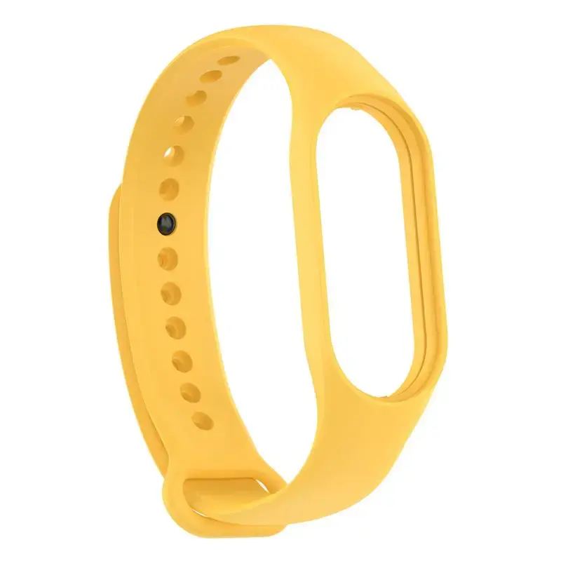 Telcon viedpulksteņa siksniņa priekš Xiaomi Mi Band 5/6 | silikons | dzeltena