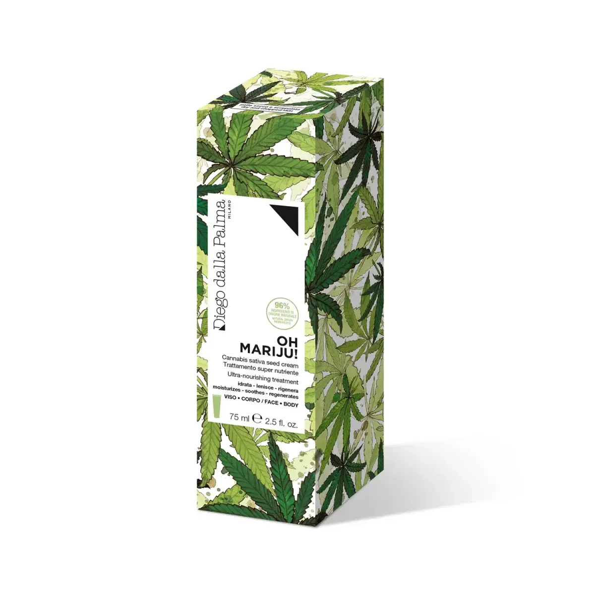 Diego Dalla Palma, Oh Mariju!, Vegan, Moisturizing, Cream, For Face & Body, 75 ml