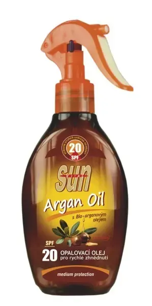 Vivaco SUN OIL with Argan Oil SPF 20 - 200 Ml