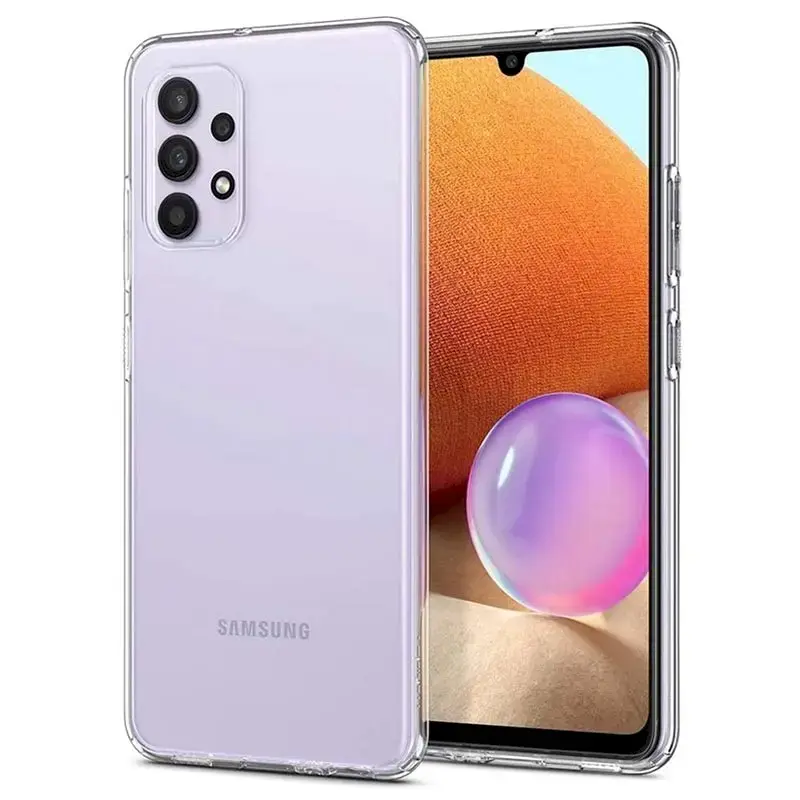 Fusion ultra 1 mm izturīgs silikona aizsargapvalks Samsung A325 Galaxy A32 4G caurspīdīgs