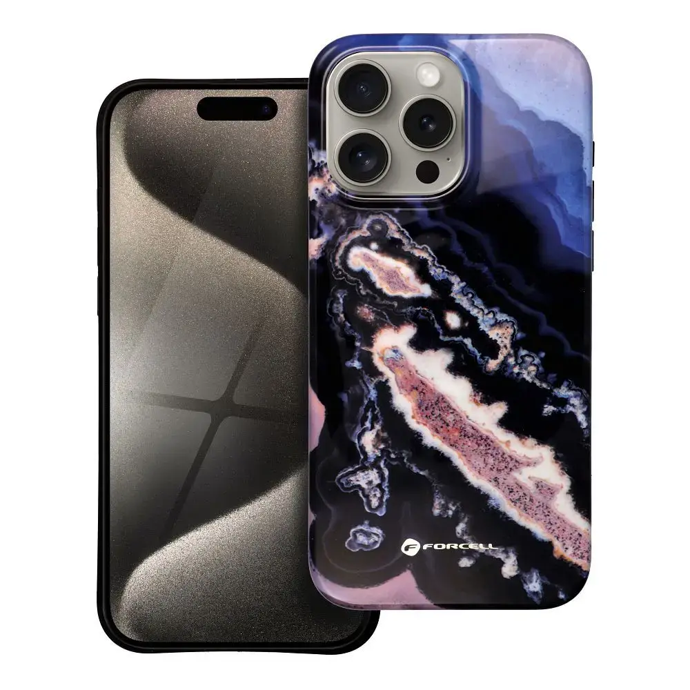 Forcell F-Protect Mirage maciņš ar MagSafe atbalstu telefonam iPhone 15 Pro Max zelta krāsā