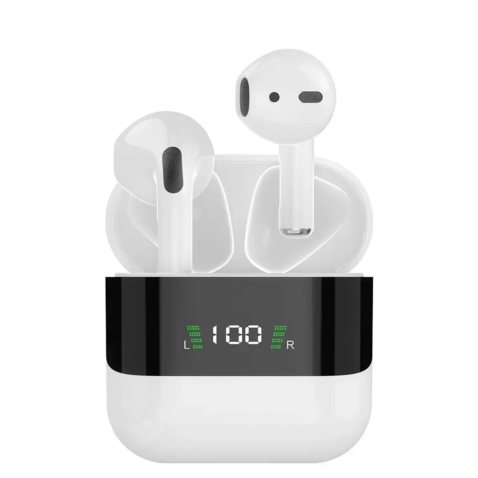 Dudao U15S TWS in-ear headphones with charge status indicator white (U15S)