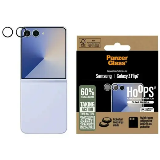 Tempered lens glass PanzerGlass Hoops for Samsung Galaxy Z Flip7
