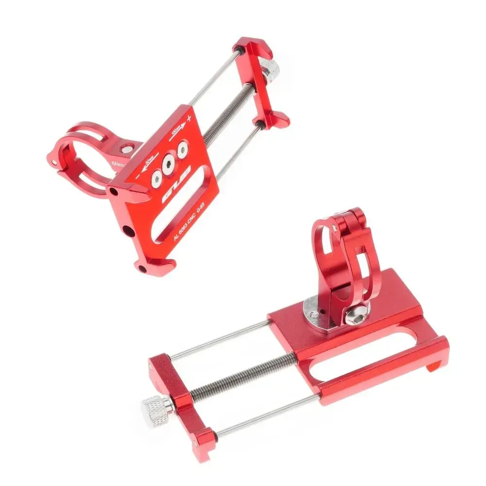 GUB bike holder for mobile phone G85 Aluminium red
