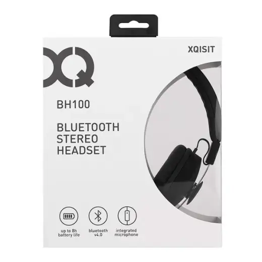 Xqisit headphones stereo Bluetooth BH100 black 19133