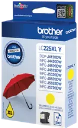 Brother Ink LC 225XL Yellow Gelb 1,2k (LC225XLY)