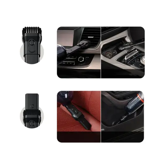 Baseus A7 mini car vacuum cleaner 90 W 6000 Pa dark gray (VCAQ020213)