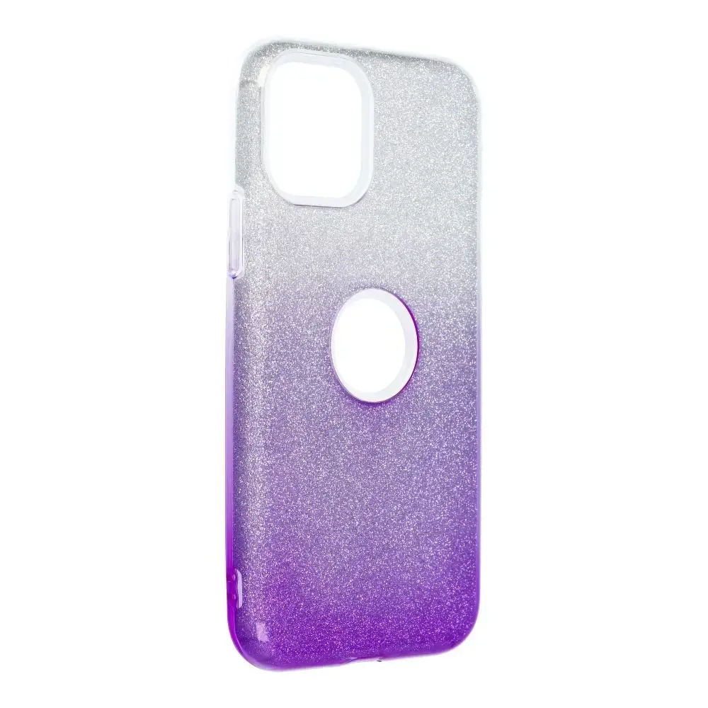 SHINING maciņš telefonam iPhone 11 Pro caurspīdīgs violets