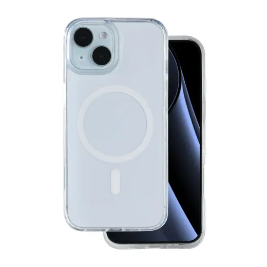 Lowkey Mag telefono dėklas su MagSafe palaikymu iPhone 14 baltas