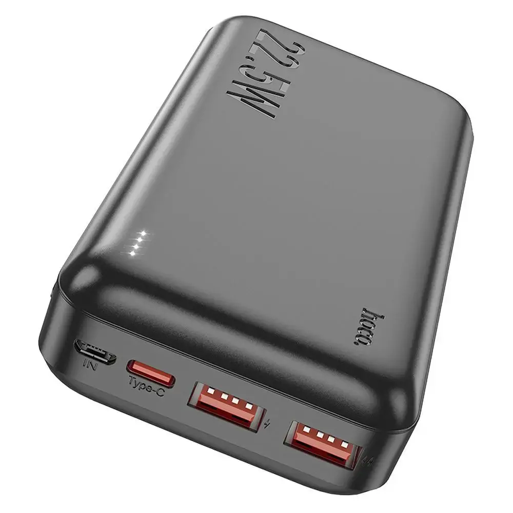 Hoco J101A Astute Power Bank | 20,000 mAh | 22.5W | PD, QC | black