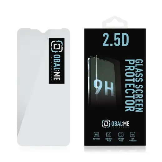 OBAL:ME 2.5D klaasist ekraanikaitse telefonile Xiaomi Redmi 13C 4G|Poco C65, läbipaistev karastatud klaas