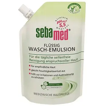 Olive Face & Body Wash Refill - Replacement refill for cleansing emulsion with olive oil.