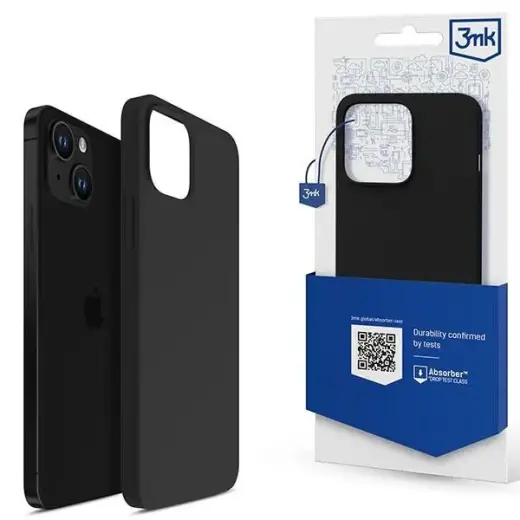 3MK Silicone Case iPhone 13 / 14 / 156.1" black