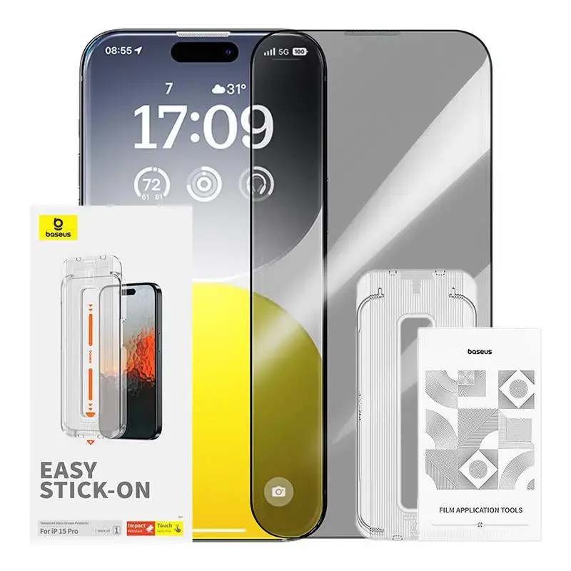 Baseus aizsargstikls telefonam iPhone 15 Pro
