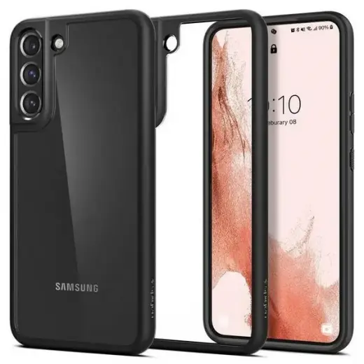Spigen Ultra Hybrid Samsung S901 S22 Matte Black ACS03989