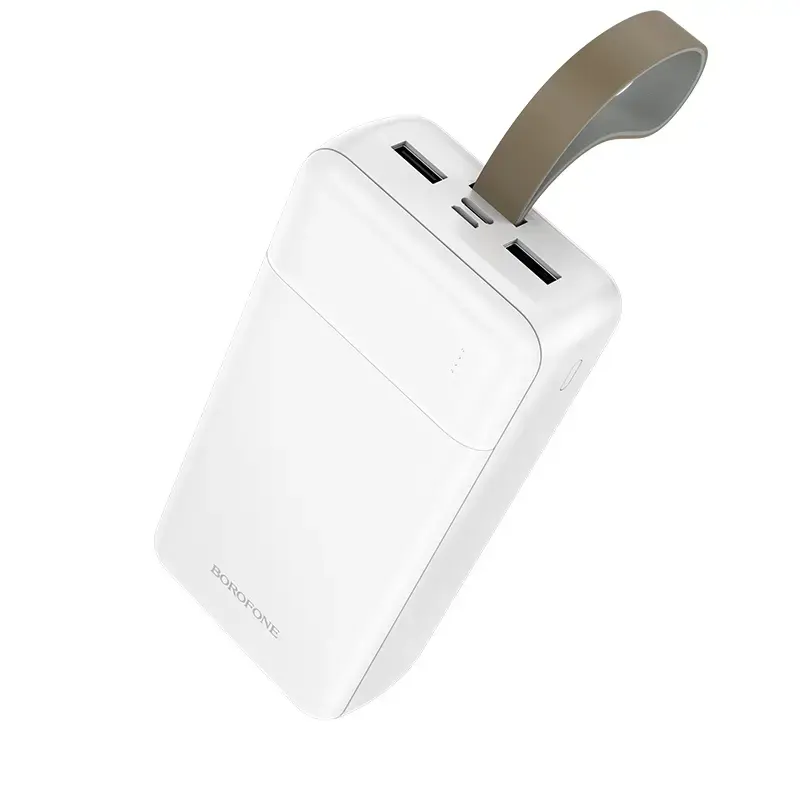 Borofone BJ88B Clever ārējais akumulators (powerbank) | 30 000 mAh | USB-A | balts