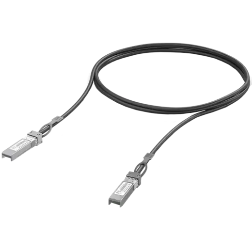 Ubiquiti cable UACC-DAC-SFP10-1M SFP+ direct attach cable available in multiple lengths.