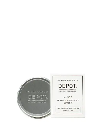 Depot, 500 Beard & Mustache Specifics No. 502, Argan Oil, Beard & Moustache Butter, Nourishing & Softening, 30 ml
