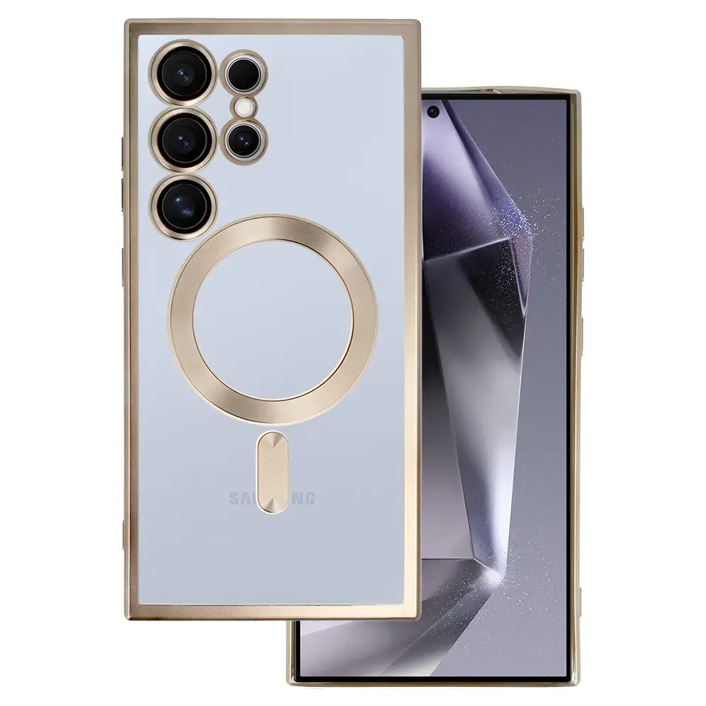 Metallic Magsafe Case for Samsung Galaxy S22 Plus Titanium